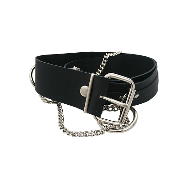 Sid Vicious Lederg�rtel mit Kette