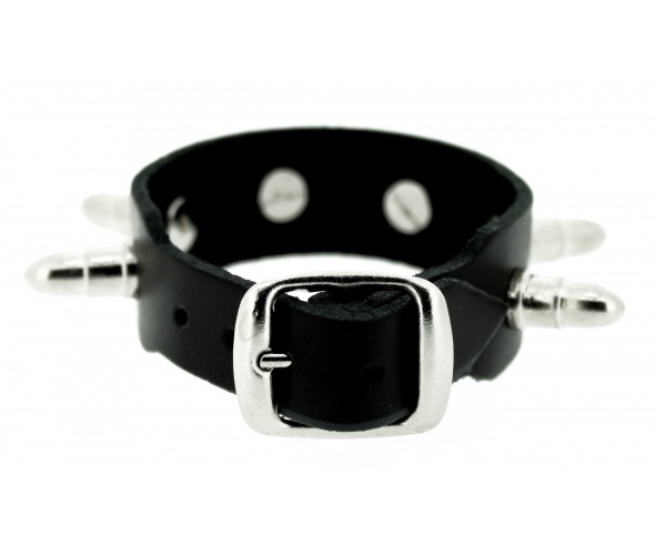 Bullet Bead Leather Bracelet