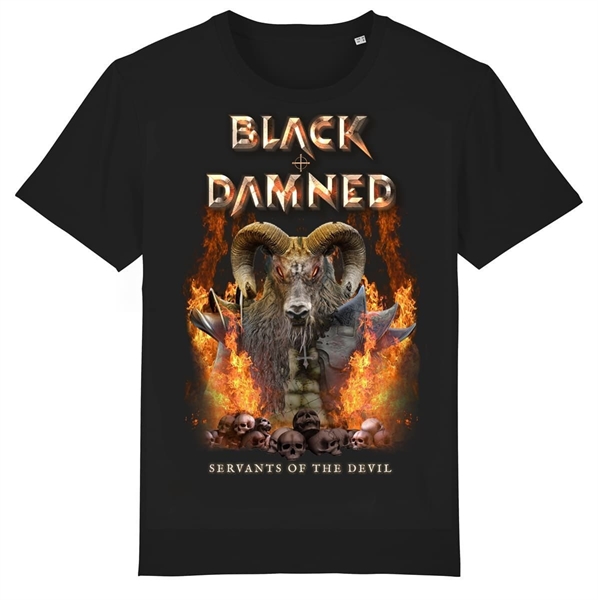 Black And Damned - Servants Of The Devil, T-Shirt