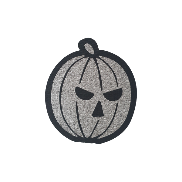 HELLOWEEN - Silver pumpkin - Cut out, Patch