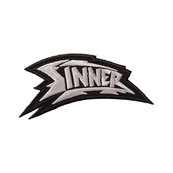 SINNER - Logo - Cut Out, Patch