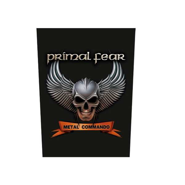 PRIMAL FEAR - Metal commando, Backpatch