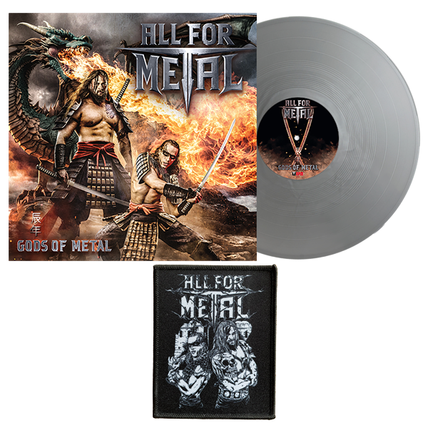 ALL FOR METAL - Gods of metal, Vinyl + Patch