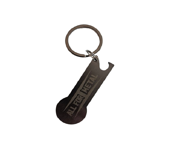 ALL FOR METAL - Logo, Bottle Opener