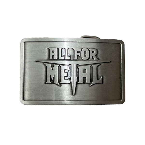 ALL FOR METAL - Logo, Belt Buckle