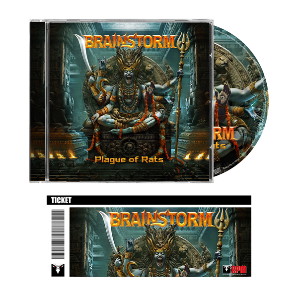 BRAINSTORM - Plague Of Rats, Ticket-Bundle