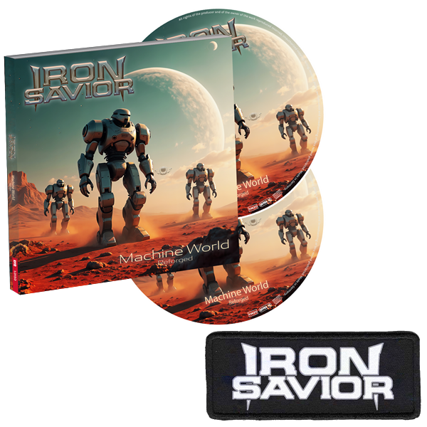 IRON SAVIOR - Reforged - Machine World, 2CD-Bundle