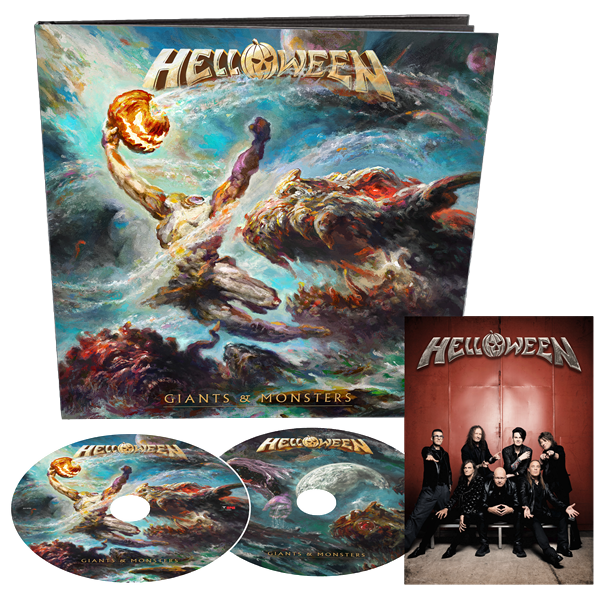 HELLOWEEN - Giants & Monsters, Earbook-Bundle