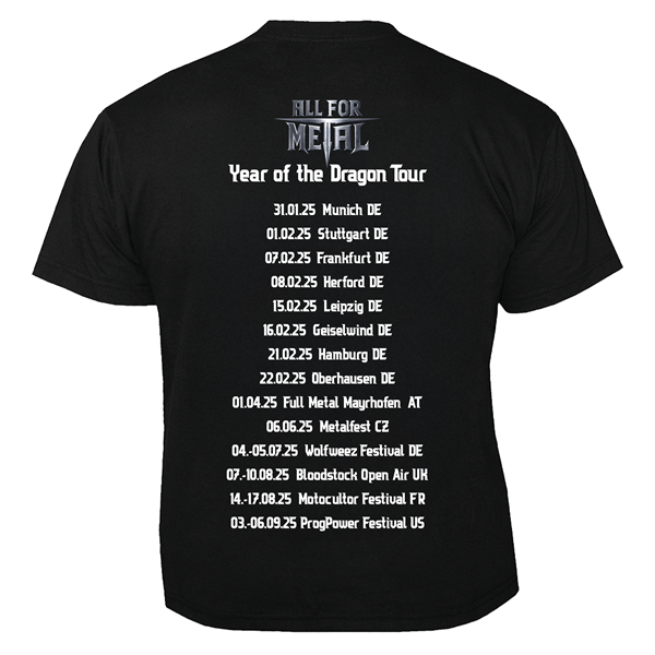 ALL FOR METAL - Year Of The Dragon, T-Shirt