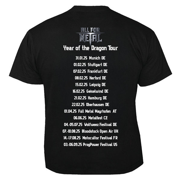 ALL FOR METAL - Year Of The Dragon, T-Shirt