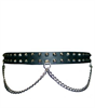 Spiked Stud Belt with Chain