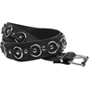 Leather Belt with Rings