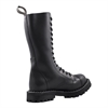 Steel – Full Black, 15-Eyelet Boots
