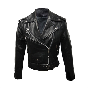 Ramones-Style Girls’ Leather Jacket