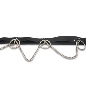 Sid Vicious Leather Belt with Chain