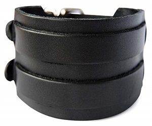 Leather Wristband, 110 mm