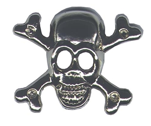 Totenkopf - Nieten, 10 Stk.