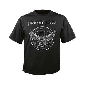 PRIMAL FEAR - Black & white eagle, T-Shirt