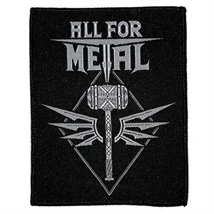 ALL FOR METAL - Hammer, Patch