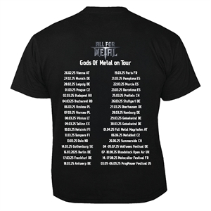 ALL FOR METAL - Gods Of Metal On Tour, T-Shirt