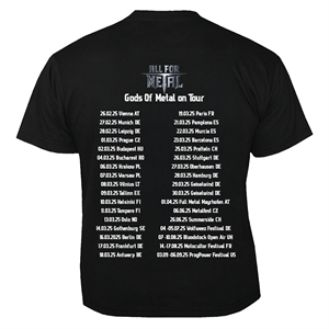 ALL FOR METAL - Gods Of Metal On Tour, T-Shirt