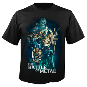 ALL FOR METAL / GRAILKNIGHTS - The Battle Of Metal, T-Shirt