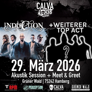 Calva rocks: INDUCTION & ein weiterer Top Act, Hamberg Gr�ner Wald, 29.03.2026